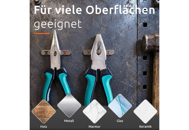 Starke Neodym Segmentmagnete Selbstklebend N35 12 Stück