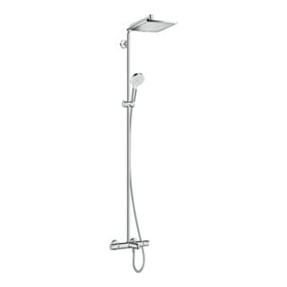 Crometta - Thermostat-wannenarmatur E 240 Showerpipe Mit Zubehör, Chrom 27298000 - Hansgrohe