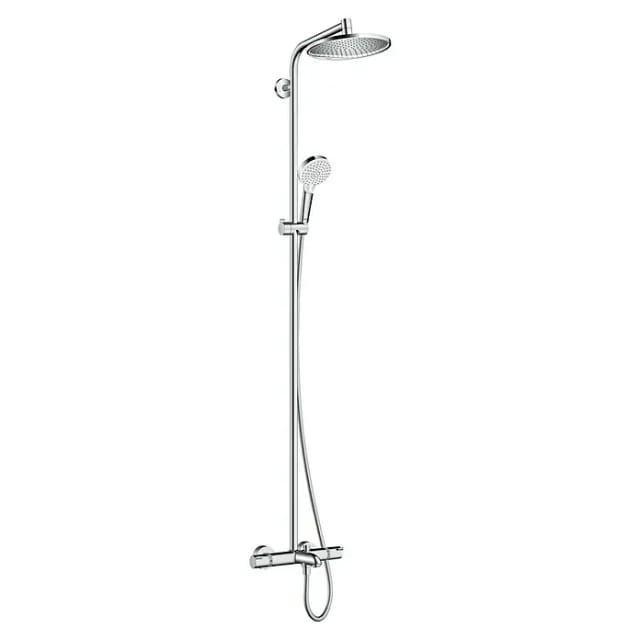 Crometta - Thermostat-badewannenarmatur Showerpipe S 240, Chrom 27320000 - Hansgrohe