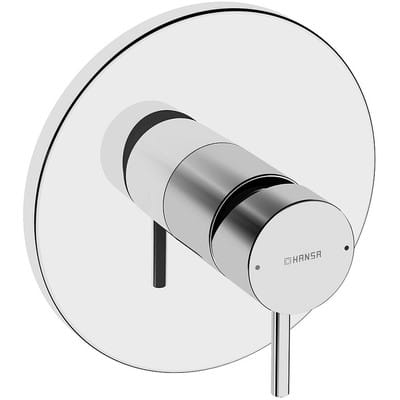 Hansa Stela Einhebelmischer Fertigmontageset Für Brausebatterie 8785 Rosette Rund Chrom