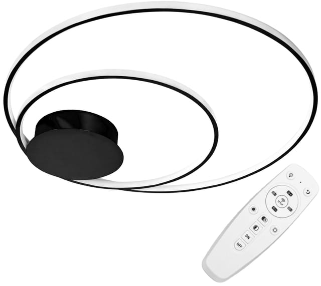 Toolight - Deckenleuchte App802-c Black 60cm