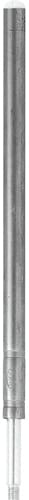 Treibriegelstange 9006 Rohr M.gleitstopfen 950mm
