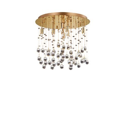 Ideal Lux - Moonlight - 8 Light Medium Deckenanhänger Gold, G9