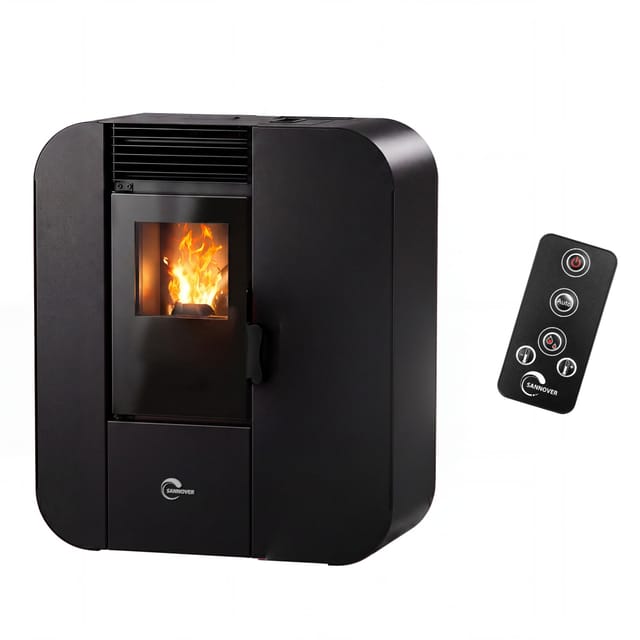 Pelletofen Slim Astral 9,4 Kw Schwarz Sannover