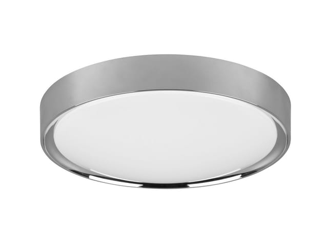 Led Deckenleuchte 2er Set In Silber Chrom Ip44 Badlampen, Ø 33cm