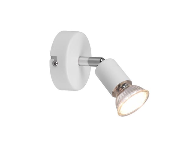 Led Wandstrahler 1 Flammig Metall Weiß, Breite 8cm