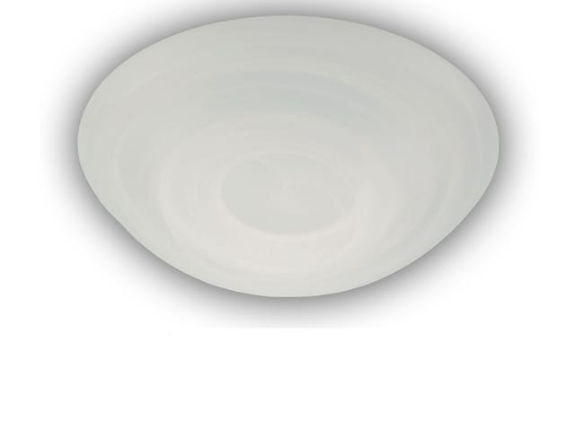 Niermann - Led Deckenleuchte Dimmbar, Deckenschale Rund, Glas Alabaster, Ø 35cm