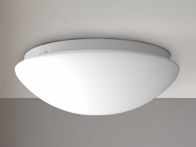 Led Deckenleuchte / Deckenschale Rund, Opalglas Matt, Ø 25cm