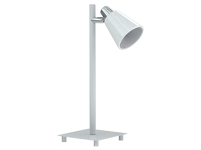 Tischlampe In Weiß/chrom Schwenkbar Antonio Miro, Höhe 15cm