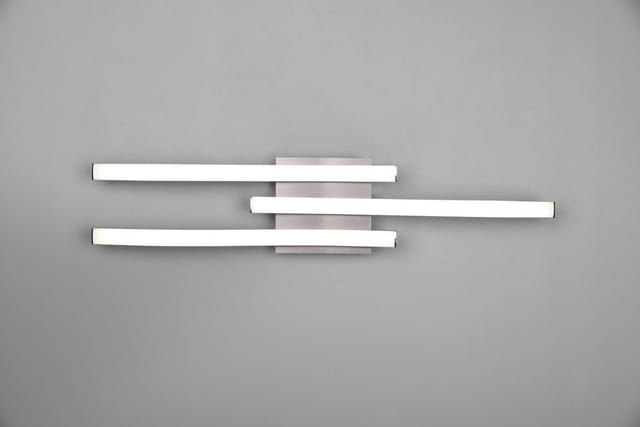 Reality Leuchten - Led Deckenleuchte Route 3 Flammig Metall Silber Neutralweiß, Breite 56cm