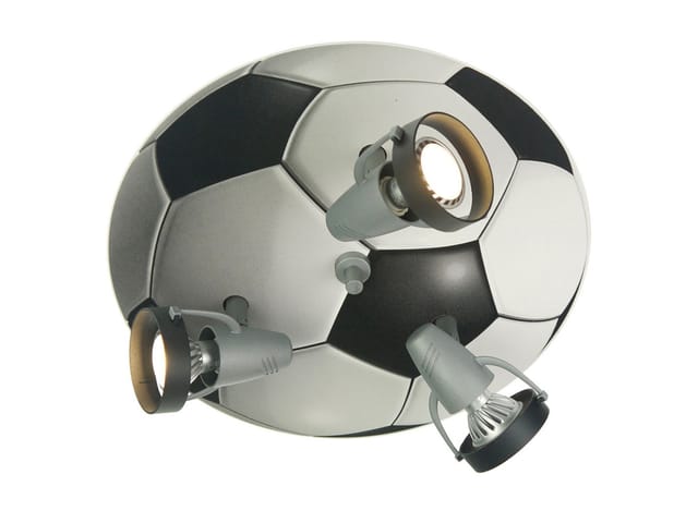 Led Deckenstrahler Fussball 3flammig, Spots Schwenkbar, Fussball-strahler