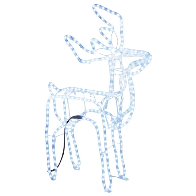 Led-silhouette Rentier Kaltweiß 76x42x87 Cm Vidaxl