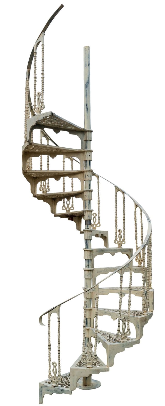 Biscottini - Spindeltreppe Aus Gusseisen In Antiker Ausführung
