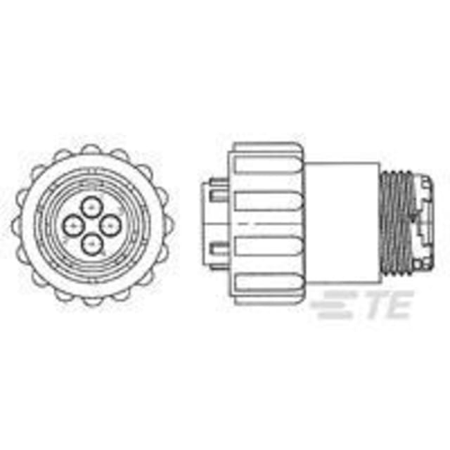 Te Connectivity - 796288-1 Rundstecker Stecker, Gerade Gesamtpolzahl: 37 Serie (rundsteckverbinder): C