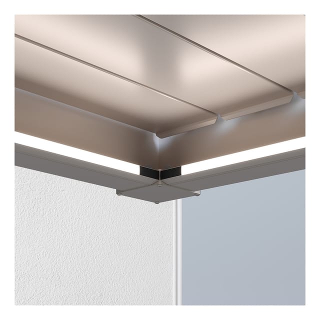 Weide Led Kit 10 Größe Weiß Für Weide Wandpergola3.6 X 5.3 Meter