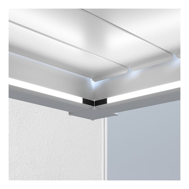 Weide Led Kit 10 Größe Weiß Für Weide Wandpergola3.0 X 5.3 Meter