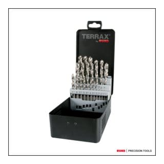 Set 25 Hss-bohrer Mit Geschliffenem Schliff Ø1 Bis 13 Mm