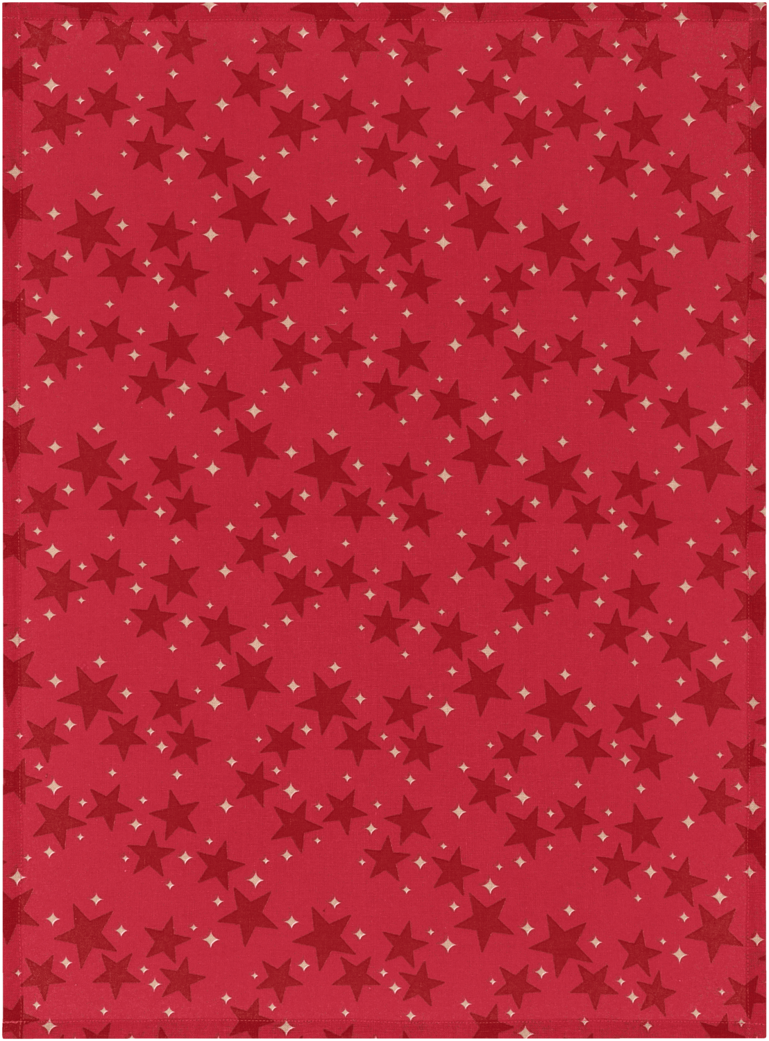 LIVARNO® Geschirrtücher, 2 Stück, 50 x 70 cm (Sterne/rot) Bild 2