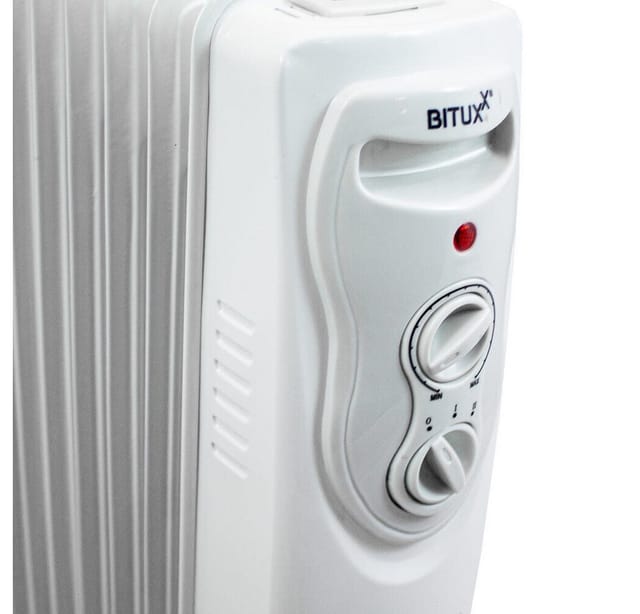 Bituxx - 2500w Elektrischer Ölradiator Öl Radiator Heizkörper 3 Heizstufen
