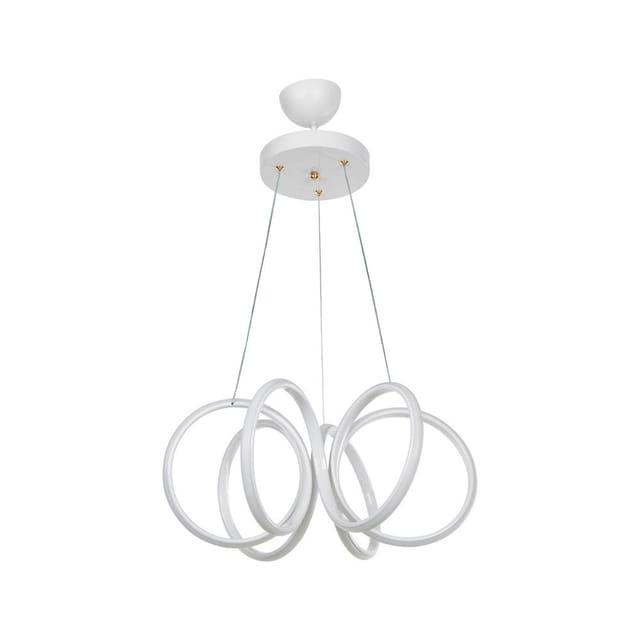 Ilya Weiße Spiralförmige Led-pendelleuchte Mdl4439