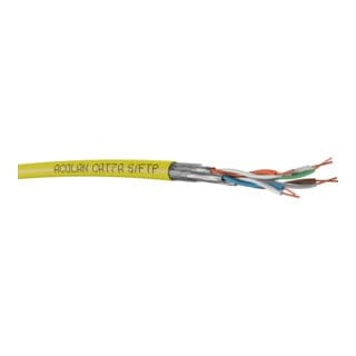 Acome Daten- und Kommunikationskabel 1500SFS Kat.7A gelb 4P S/FTP AWG22