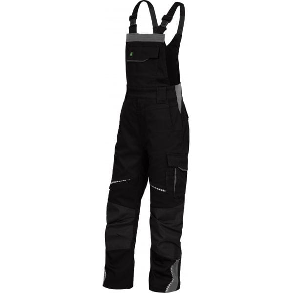 Leibwächter Kinder Latzhose Flex-line Flxkl Gr. 158/164 Schwarz-grau