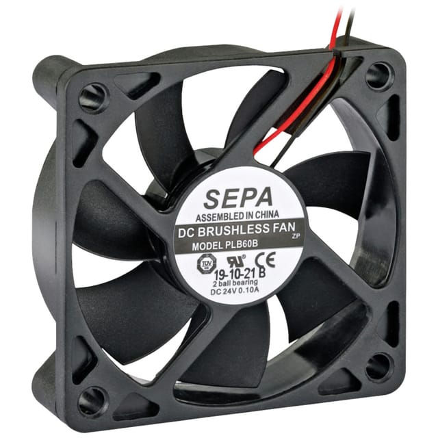 Sepa Plb60b24se30a Axiallüfter 24 V/dc 27.6 M³/h (l X B X H) 60 X 60 X 15 Mm