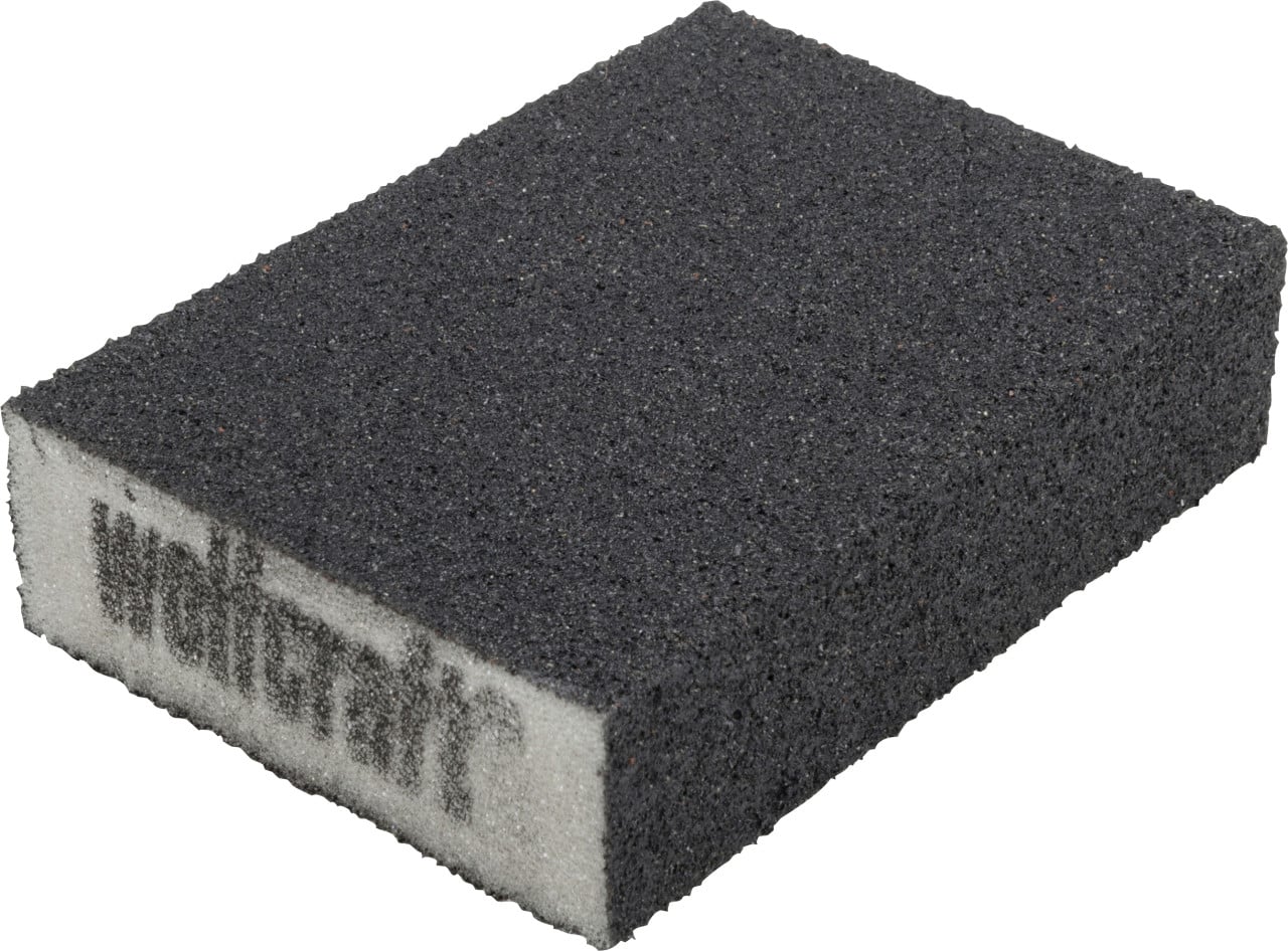 Wolfcraft Schleifblock Schaumgummi K40/80 Maß 100 X 25 X 70 Mm, K 40,80 Schleifpapier & Schleifhilfen