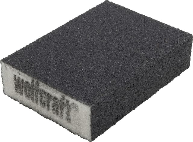 Wolfcraft Schleifblock Schaumgummi K40/80 Maß 100 X 25 X 70 Mm, K 40,80 Schleifpapier & Schleifhilfen
