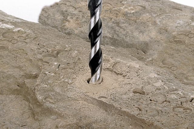 Betonbohrer Hm Professional 7782010 Ø 12 Mm Rundschaft Steinbohrer - Wolfcraft