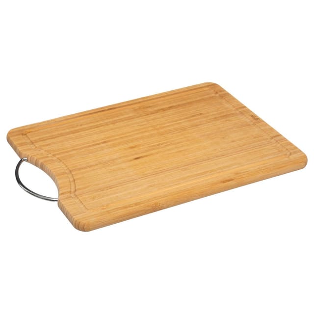 Secret De Gourmet - Schneidebrett Aus Bambus, Mit Griff, 43 X 30 Cm