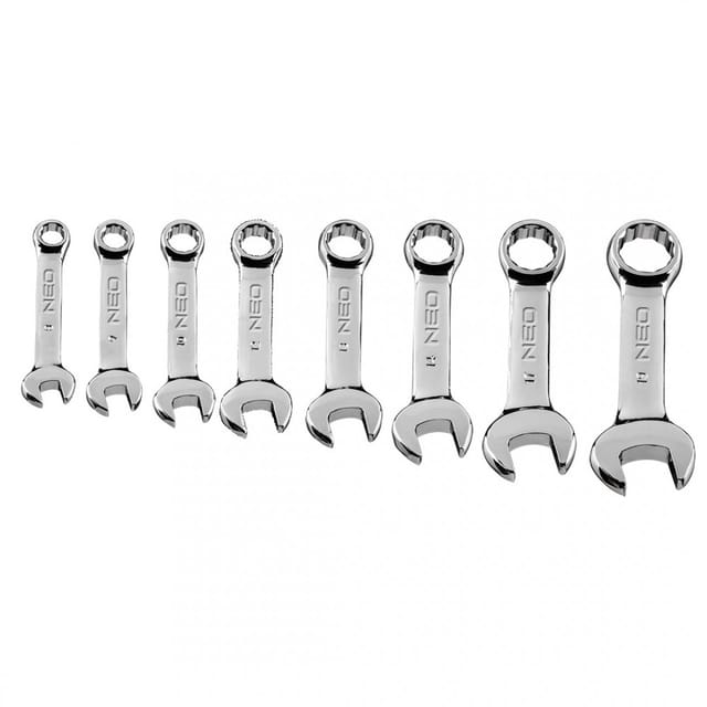 Profi Maulringschlüssel Kurz 8-19 Mm Crv 25 Jahre Garantie