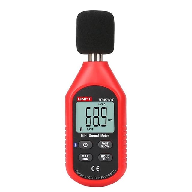Digitales Geräuschmessgerät Geräuschintensität Schallmessgerät 30-130db Ut353bt