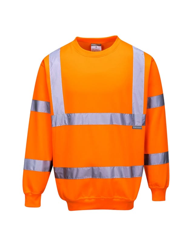 Hochsichtbares Orange Sweatshirt Xl