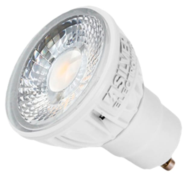 Silver Electronics - Led Eco Silver Elektronische Dichroitische Glühbirne 8w=60w - Gu10 - 6000k - 38º - 773 Lm - Kühles Licht - A+