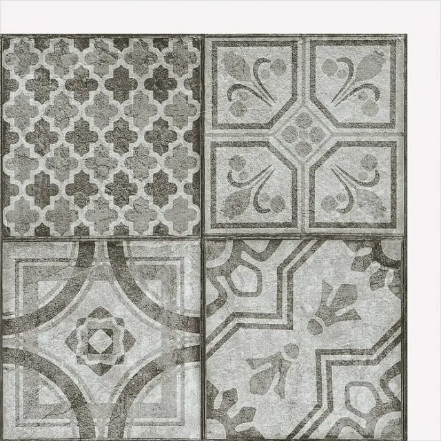 Selbstklebende Wandfliesen Im Marokkanischen Stil, Grau, 30,5 X 30,5 Cm, Packung Mit 6 - Access Deco