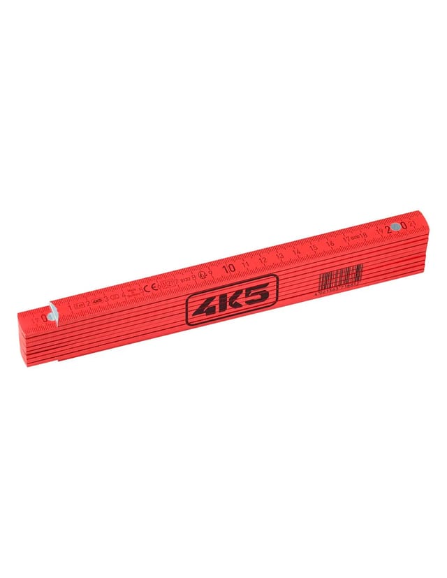Zollstock Mit Integriertem Winkelmesser 4k5 606.101-2 - Fr2r (23 Cm - 2 M)