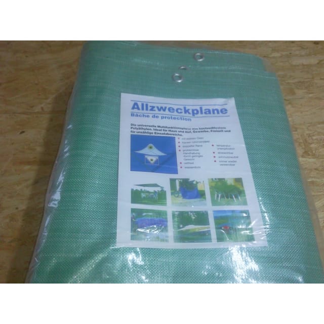 Gewebeplane 220g 4m X 6m Abdeckplane Bootsplane Allzweckplane Plane