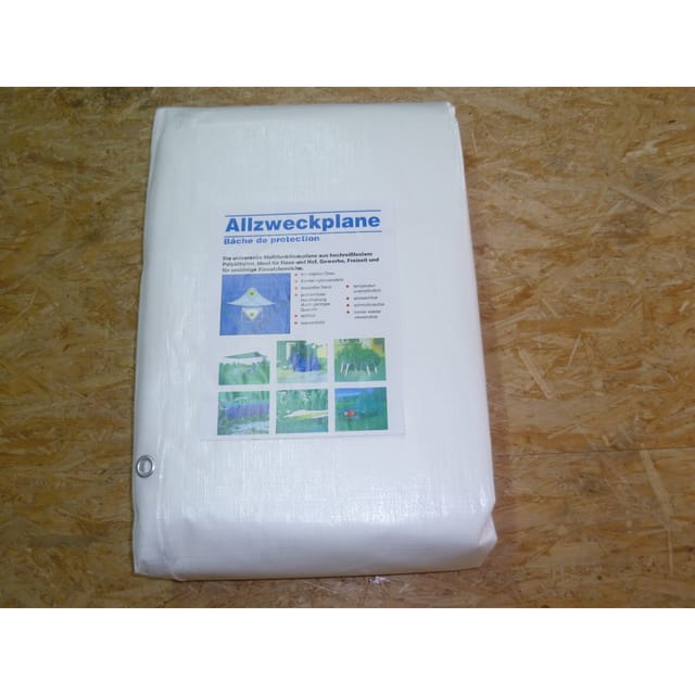 Gewebeplane 260g 8m X 12m Abdeckplane Bootsplane Allzweckplane Plane