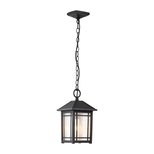 Elstead Quoizel Cedar Outdoor-pendel-deckenleuchte Schwarz, Ip44