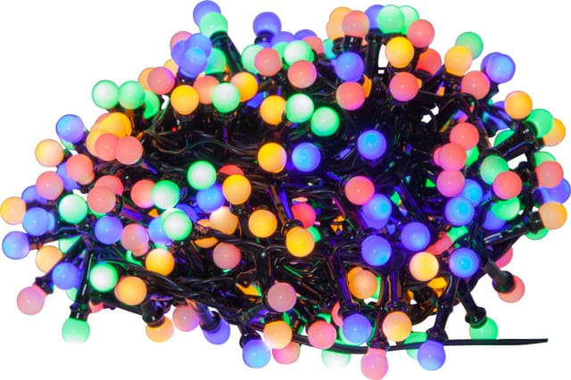 Eglo Led Lichterkette Für Innen Und Außen, Außenbeleuchtung Bunt, Outdoor-weihnachtsbeleuchtung Mit Timer Und 8 Leuchtmodi, 6 M