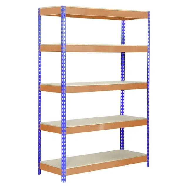 Simonrack Moderne Regal Blau Orange 5 Ebenen 300kg