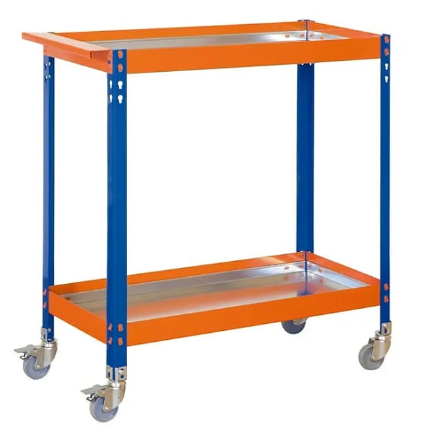 Simonrack Wagon 2/400 Metallwagen Blau/orange