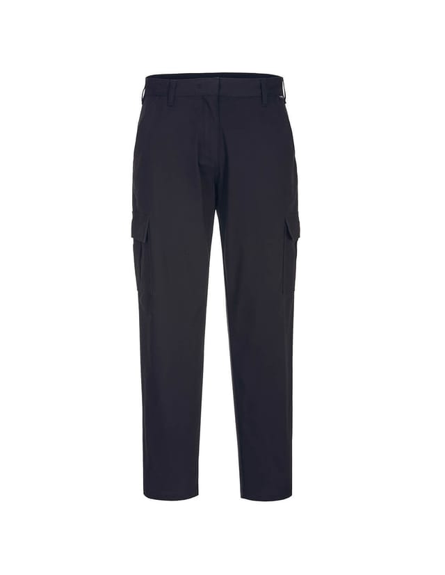 Dehnbarer Damen-cargohose Schwarz Xl - De(48) - Uk(38)