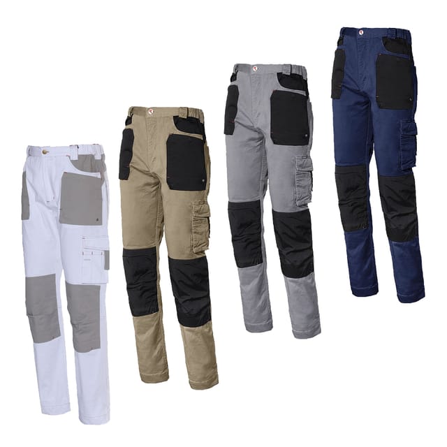 Industrial Starter - Stretch 8730 Stretch Arbeitshose - M - Grau