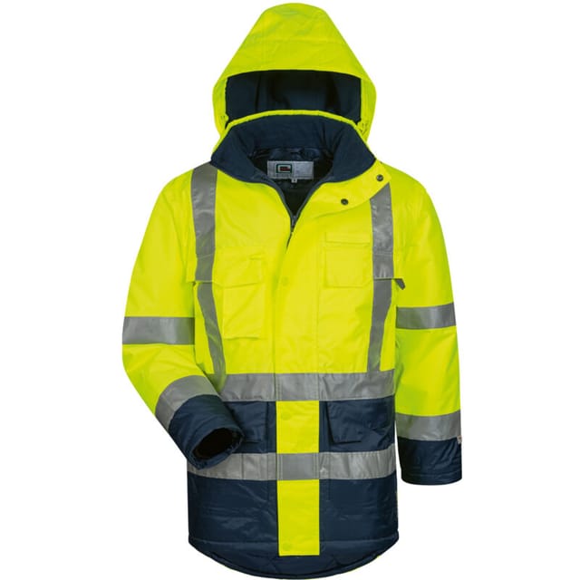 Jannis Warnschutz-parka Gelb/marine Größe 3-xl(58/60)