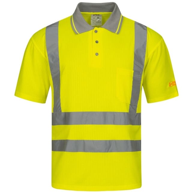 Diego Uv-warnschutz-polo-shirt Gelb Größe 6-xxxxl(70/72)