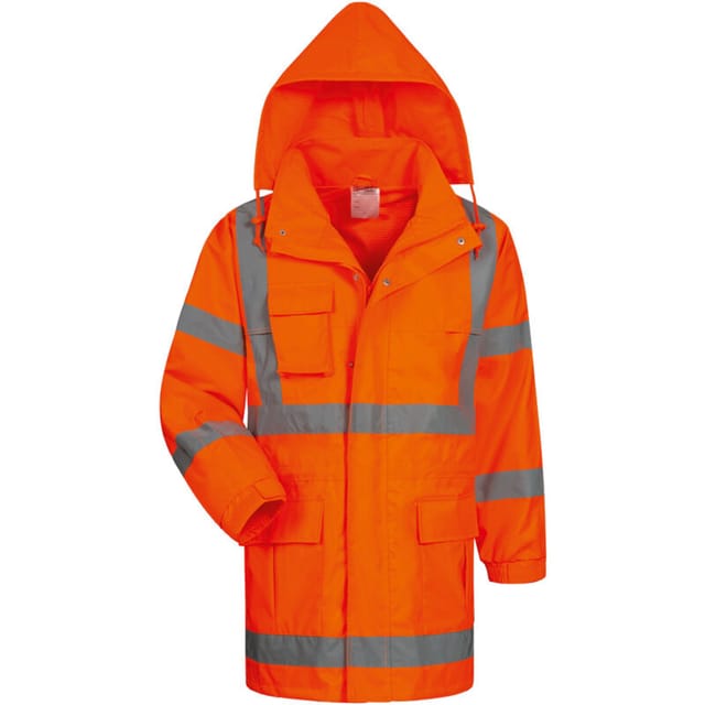 Gr .l (54/56) Nils Warnschutz- Jacke Orange Orange Nils High Vis Jacket, Ora