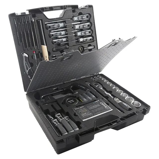 Werkzeugkoffer "blackbox", 125-tlg., 6,3 Mm (1/4")-12,5 Mm (1/2"): 6-32 M