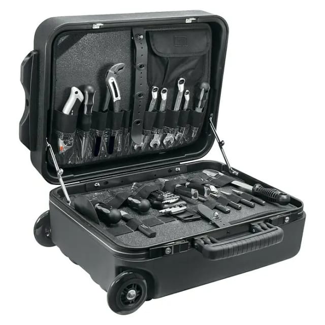 Werkzeugrollkoffer Allround, 185-tlg